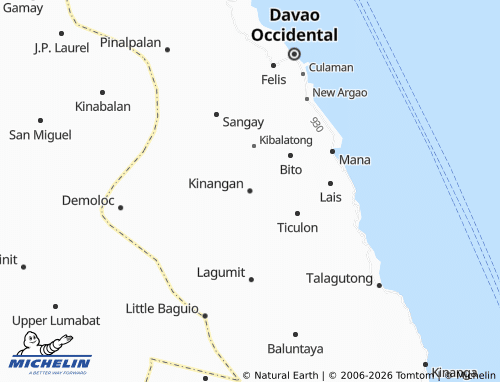 MICHELIN Kinangan map - ViaMichelin