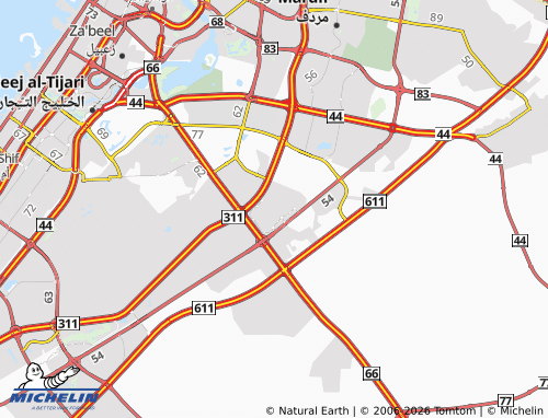 MICHELIN Nadd Hessa map - ViaMichelin