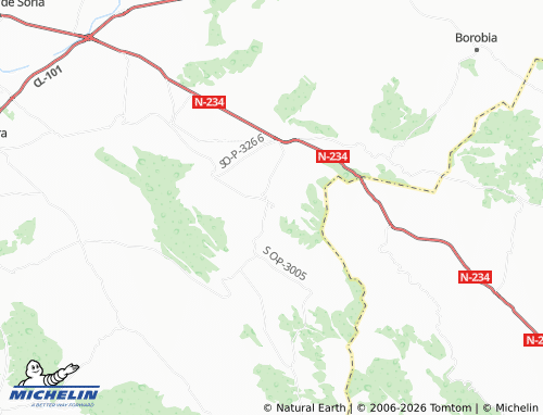 Mappa MICHELIN Reznos - ViaMichelin