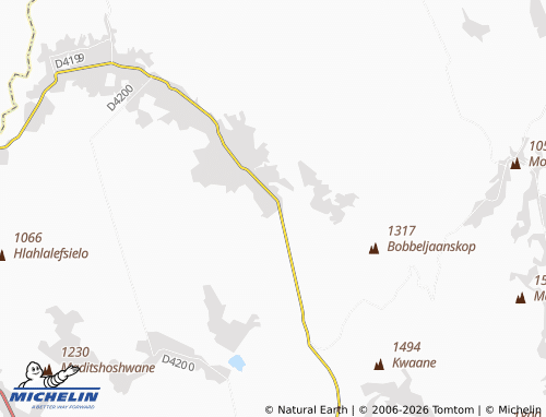 Carte MICHELIN Maebeng - ViaMichelin