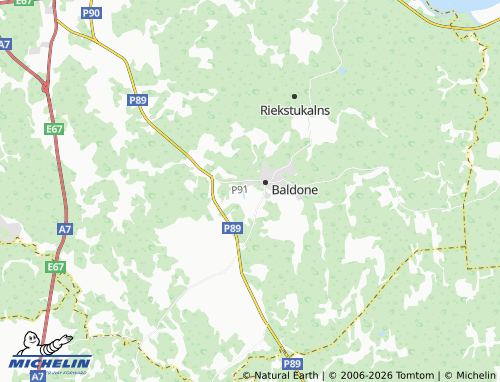 Mapa MICHELIN Avoti - ViaMichelin
