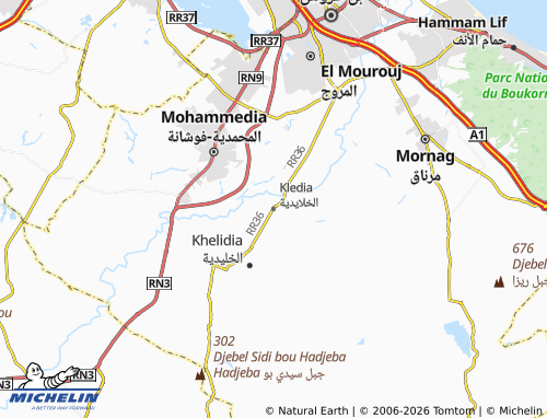 MICHELIN-Landkarte al-Khlaydiyyah - ViaMichelin