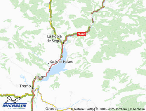 MICHELIN-Landkarte Sant Martí de Canals - ViaMichelin