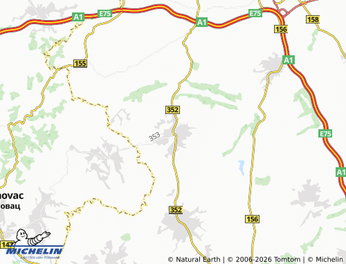 Carte MICHELIN Selevac - ViaMichelin