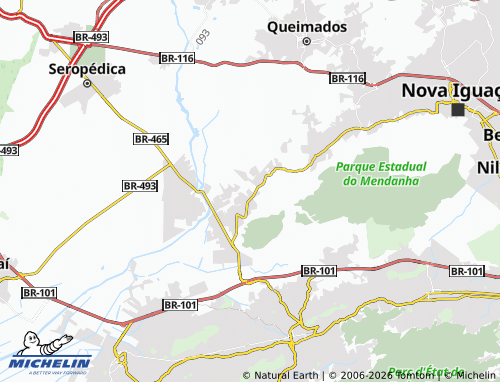 Mapa MICHELIN Paraíso - ViaMichelin