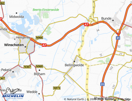 Kaart MICHELIN Oudeschans - ViaMichelin