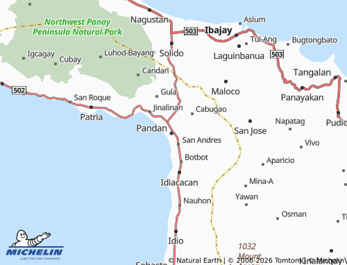 MICHELIN Centro Sur map - ViaMichelin