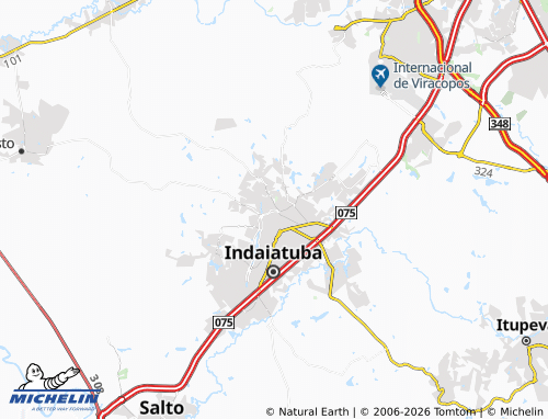 Mapa MICHELIN Chácara Areal - ViaMichelin