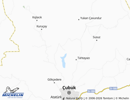 MICHELIN Yazlıca map - ViaMichelin