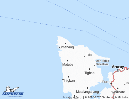 MICHELIN Matangog map - ViaMichelin