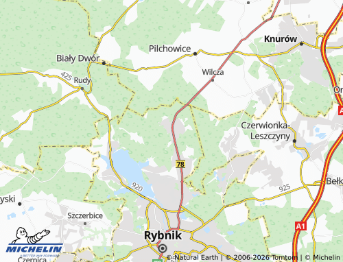 MICHELIN Ochojec map - ViaMichelin