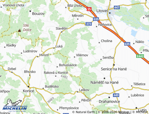 Mappa MICHELIN Vilémov - ViaMichelin