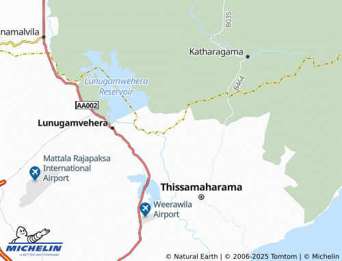 MICHELIN-Landkarte Beralihela - ViaMichelin
