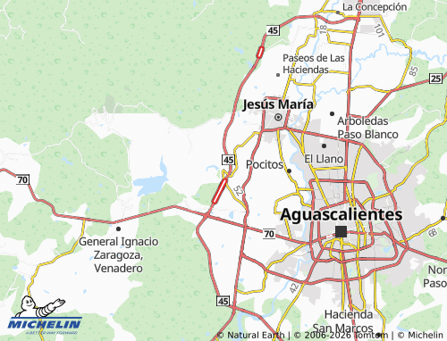 MICHELIN Los Arquitos map - ViaMichelin