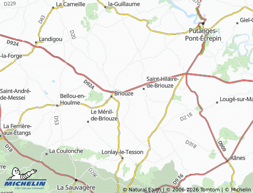 Mappa MICHELIN Pointel - ViaMichelin