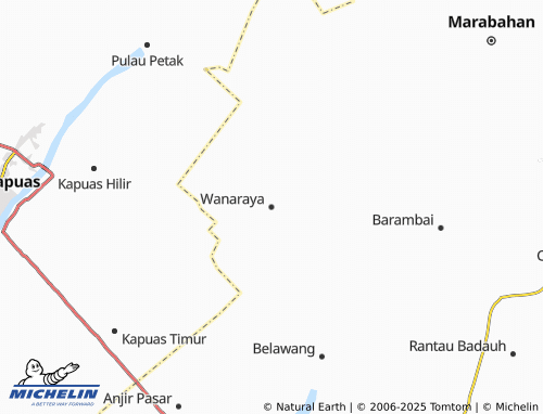 MICHELIN Wanaraya map - ViaMichelin