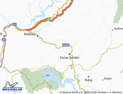 MICHELIN Prosek map - ViaMichelin