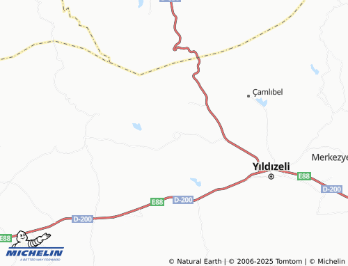 MICHELIN Kızılköy map - ViaMichelin