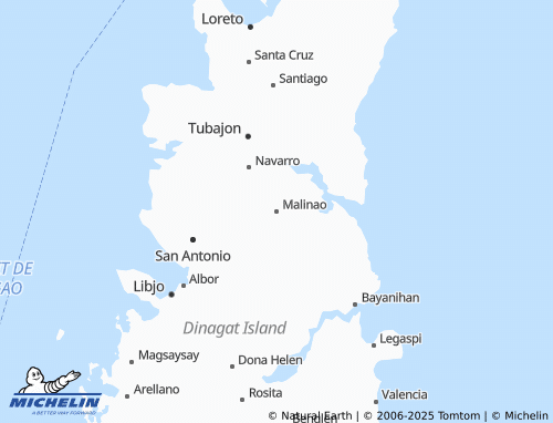 MICHELIN Malinao map - ViaMichelin