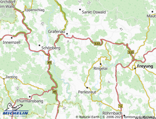 Carte MICHELIN Hörmannsberg - ViaMichelin