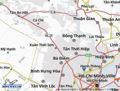 Mapa MICHELIN Hóc Môn - ViaMichelin