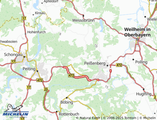 MICHELIN-Landkarte Obersedlhof - ViaMichelin