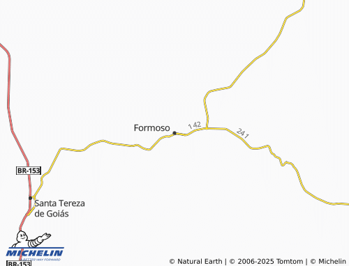 MICHELIN-Landkarte Formoso - ViaMichelin
