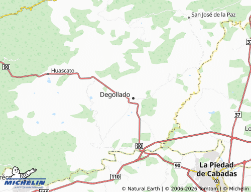 MICHELIN Moisés Quezada map - ViaMichelin