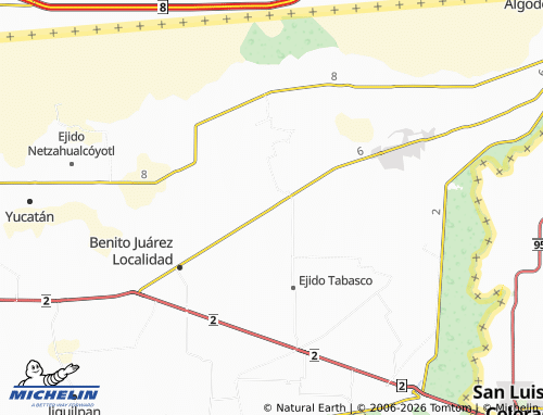 Mapa MICHELIN Ejido Torreón - ViaMichelin