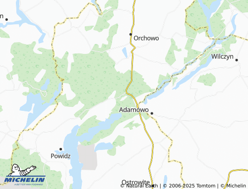 Mapa MICHELIN Smolniki Powidzkie - ViaMichelin