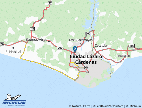 Mappa MICHELIN Valle Dorado - ViaMichelin