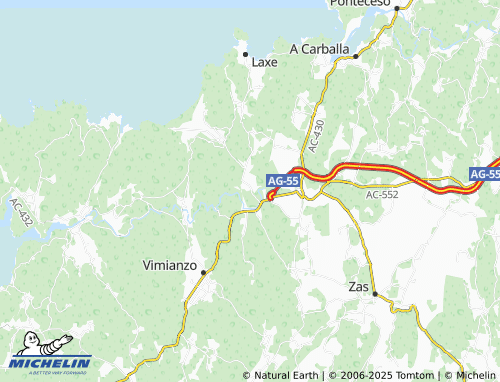 MICHELIN A Gandra de Salto map - ViaMichelin