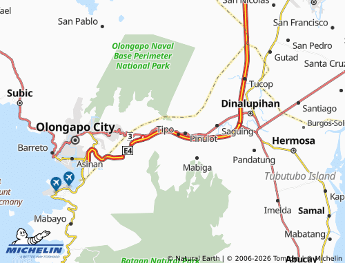 Mappa MICHELIN San Pablo - ViaMichelin