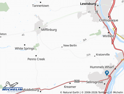 Mappa MICHELIN New Berlin - ViaMichelin
