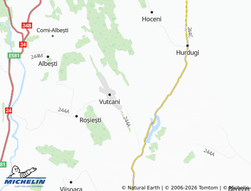 MICHELIN Mălăiești map - ViaMichelin