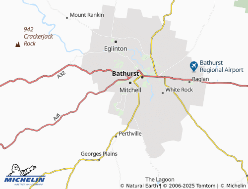 MICHELIN Mount Panorama map - ViaMichelin