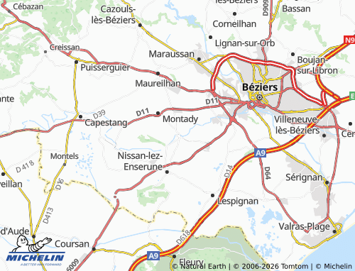 Mapa MICHELIN Colombiers - ViaMichelin