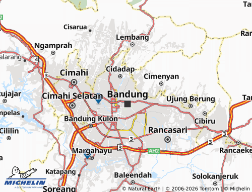 MICHELIN Lebak Gede map - ViaMichelin