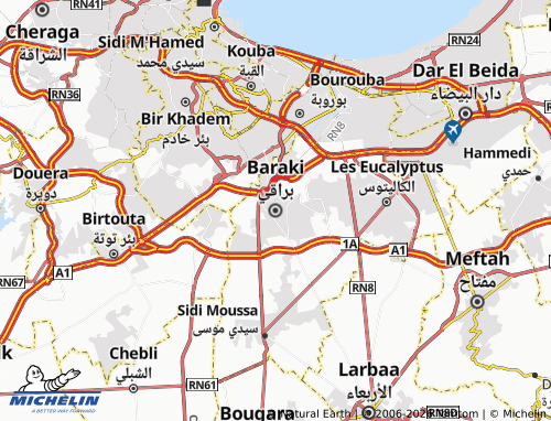 Mapa MICHELIN Baraqi - ViaMichelin