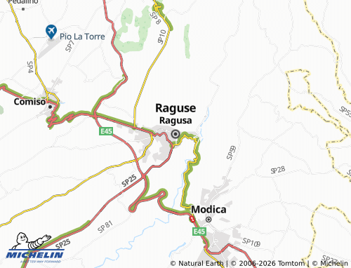 Carte MICHELIN Raguse - ViaMichelin