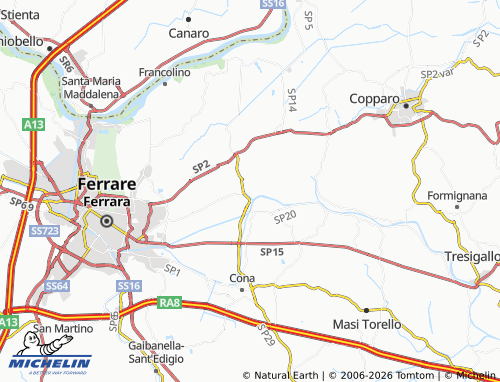 MICHELIN Baura map - ViaMichelin