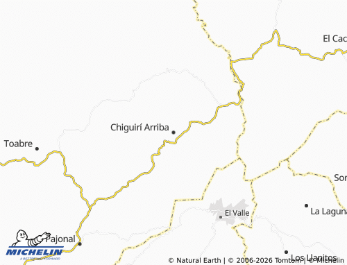 Mappa MICHELIN Chiguirí Arriba - ViaMichelin