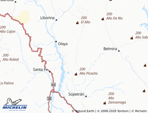 MICHELIN Piñones map - ViaMichelin
