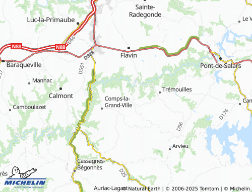 MICHELIN Saint-Hilaire map - ViaMichelin