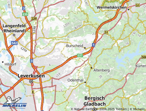 MICHELIN Dürscheid map - ViaMichelin