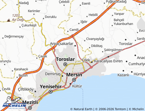 Mappa MICHELIN Halkkent - ViaMichelin