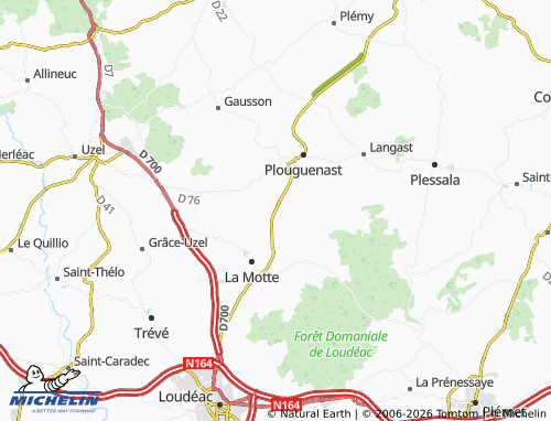 MICHELIN Saint-Théo map - ViaMichelin