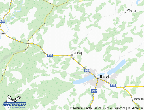 Mappa MICHELIN Kubuļi - ViaMichelin