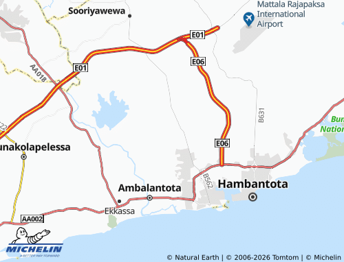 Mapa MICHELIN Galwewa2 - ViaMichelin