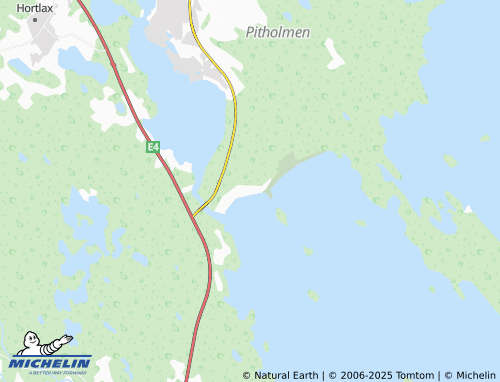 MICHELIN Pite Havsbad map - ViaMichelin
